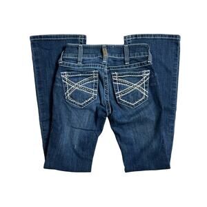 Ariat Real Denim Mid rise Marine Bootcut Western Jeans 25R